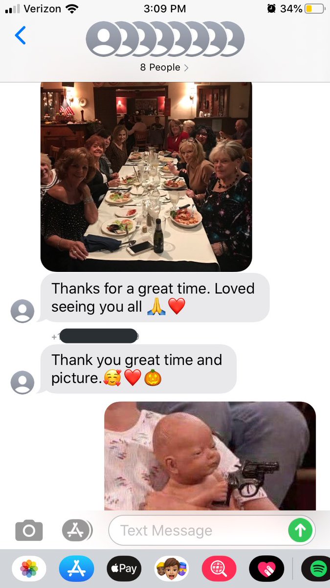 cyberc00tie's tweet image. so I was accidentally placed in a group chat with these ladies...and I’m sorry barb... LMAO