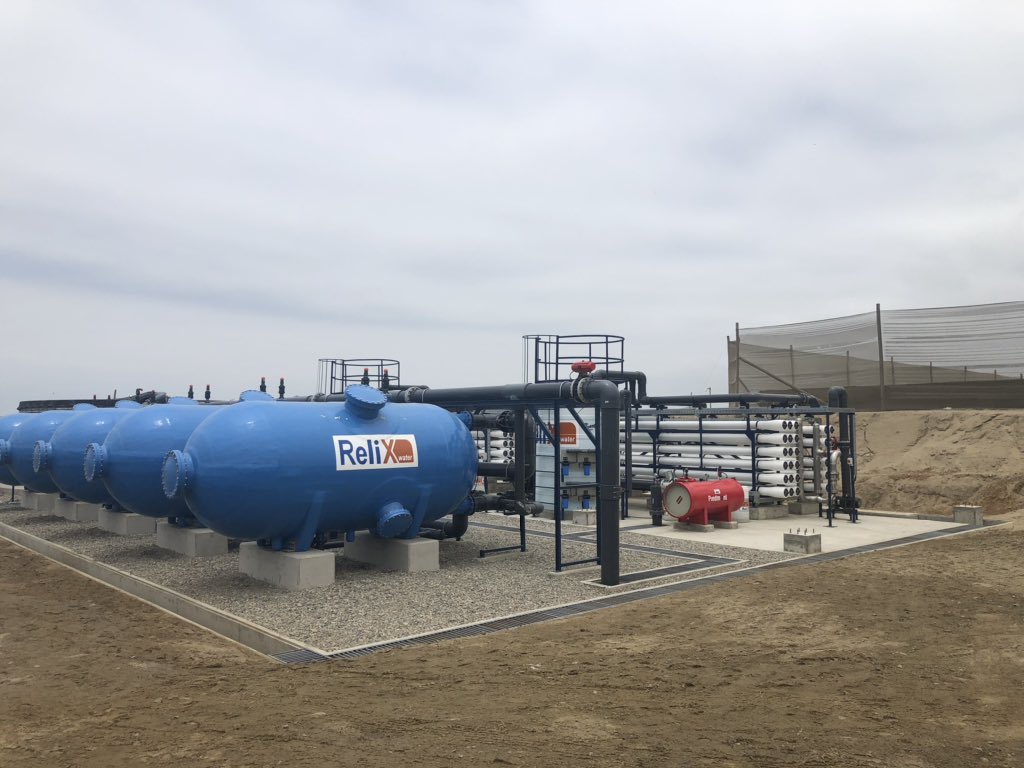 a_ichil's tweet photo. La empresa peruana #danper  inauguró una planta de desalinization construyó por la empresa israelí #relixwater. La tecnología de #israel ayudaría mejorar la productividad del agro productores. En el evento relix donó microsistemas de riego tecnificado para agrocultures familiares https://t.co/IS4pFK87EK