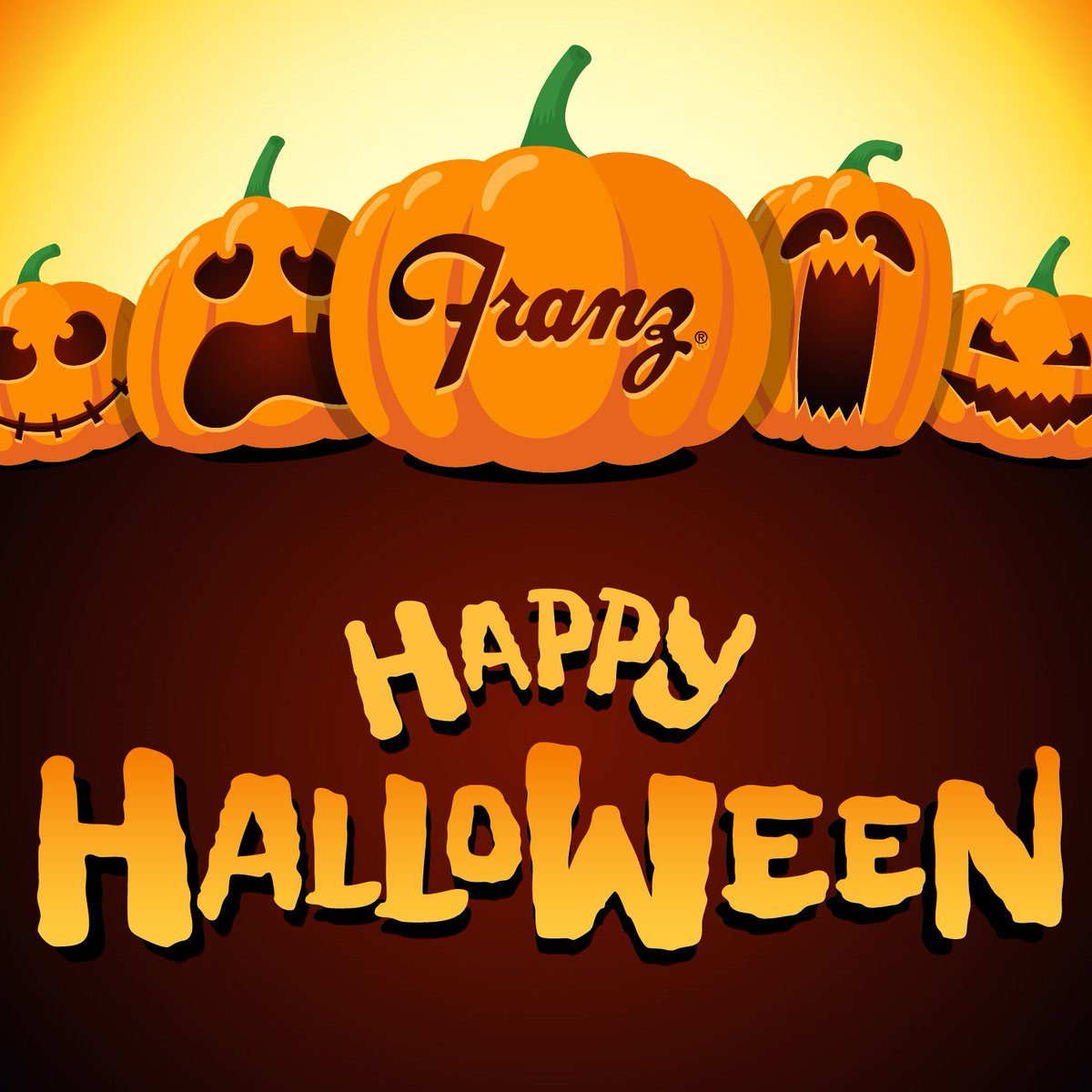 Happy Halloween from Franz Bakery! Have a safe and spooky day! 🎃