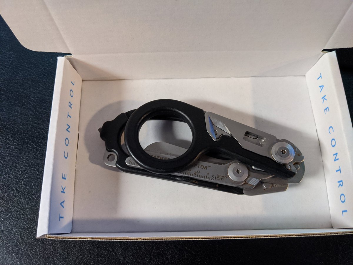 Turns out the boxes I had made are a perfect size to get my trauma shears sent back for some warranty work. These <a href="/Leatherman/">Leatherman</a> Raptors have been on my side for the last 5 years and I don't plan on changing that anytime soon.