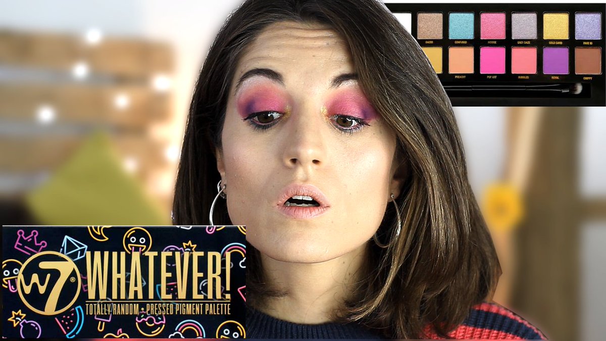 Probando la nueva paleta de @W7makeup "WHATEVER"⤵
youtu.be/cB6vNDGmnoE

#makeup #palette #shadow #youtube #maquillaje #colours