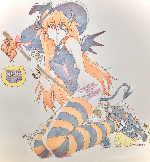 は?競泳水着の日とか言えし!!と乗り遅れの悔しさに今更ハロウィンとかもぶち込んで落書きのつもりが、気付けば金曜の朝、おはよ。おやすみ

#競泳水着の日
#ハロウィン 