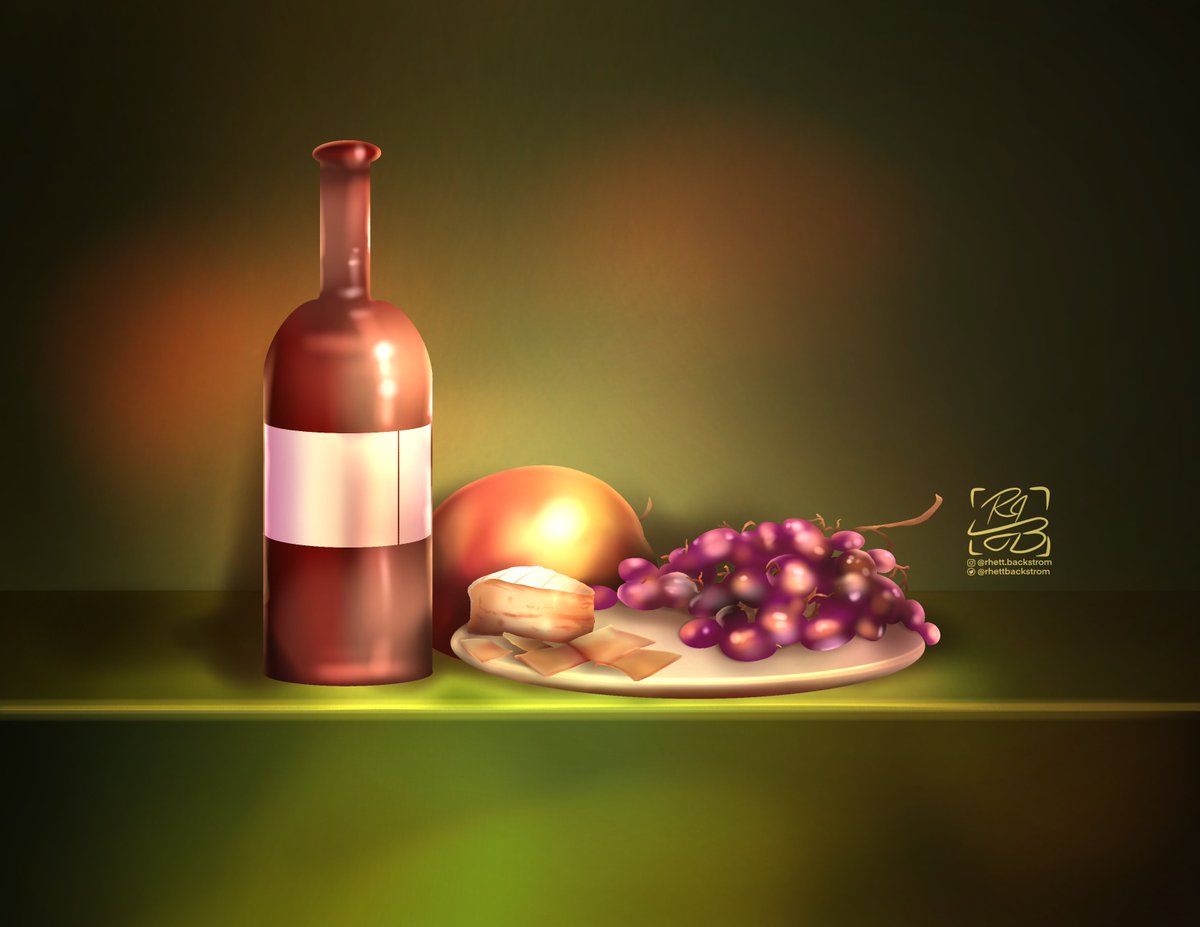 🖊INKTOBER🖊
✨DAY 31 || RIPE✨

#inktober #inktober2019 #inktoberday31 #ripe #stilllife #fruit #wine #brie #stilllifedrawing #gayart #gayartist #digitalart #digitalartist #digitaldrawing #digitalillustration #digitalpainting #speedpaint #digitalspeedpaint #procreate