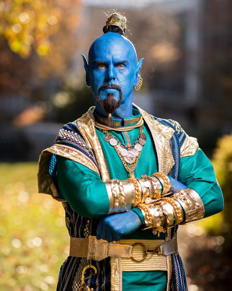 CFBONFOX's tweet photo. BYU AD @TomHolmoe continues to win Halloween 😂

Peep some of his best costumes over the years ⬇️

(📷 via: @BYU) https://t.co/yjAlLHS46R