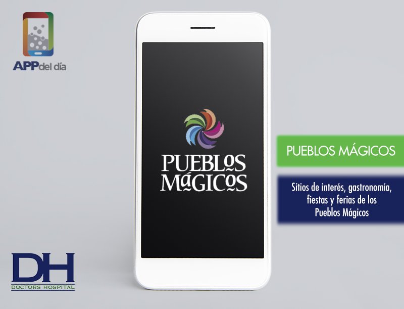 #APP  PUEBLOS MÁGICOS podrás descubrir la historia, datos curiosos, sitios de interés, gastronomía, fiestas y ferias de todos los Pueblos Mágicos, de una manera sencilla a través de un orden alfabético o por estados. ¡Descárgala!