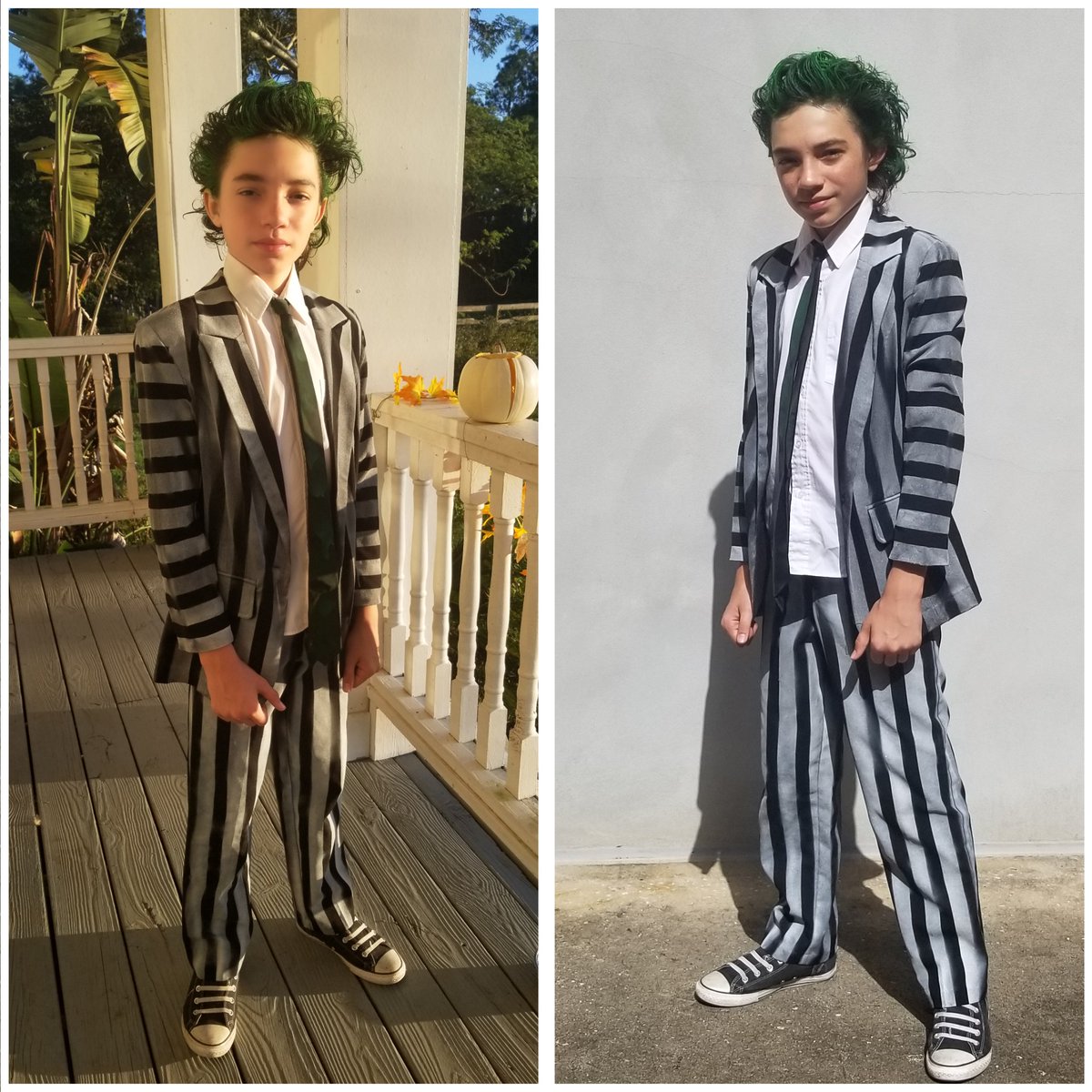 nikisilv's tweet photo. Rhyse dressed up as @ABrightMonster 
For Halloween today. 
Happy Halloween everyone!🎃🕷 https://t.co/a4N4bZjRj0