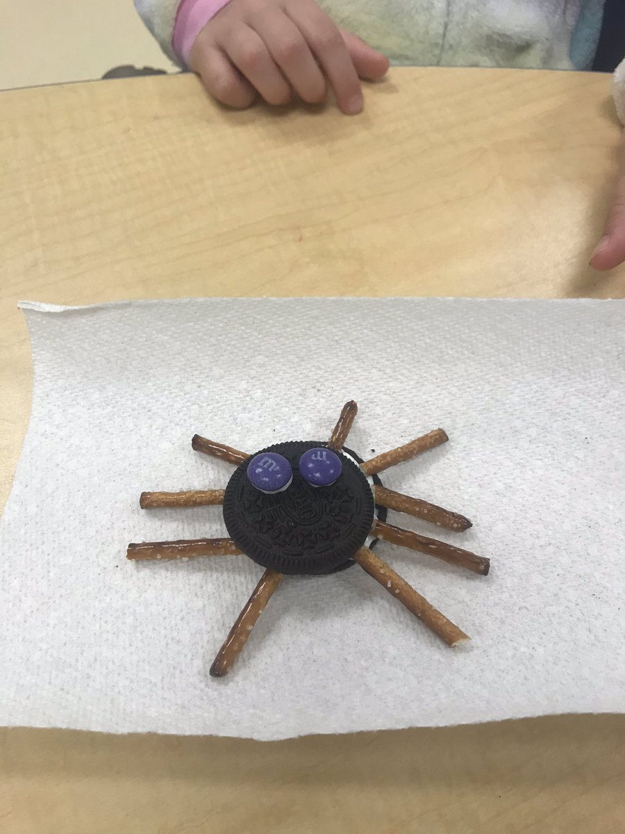 arkfeldj's tweet photo. Spider Speech therapy today...with a focus on vocabulary and following directions. #spedstrong #joyjames #schoolslp #castleberryisd @griffina_speech https://t.co/aLVY0p7VNc