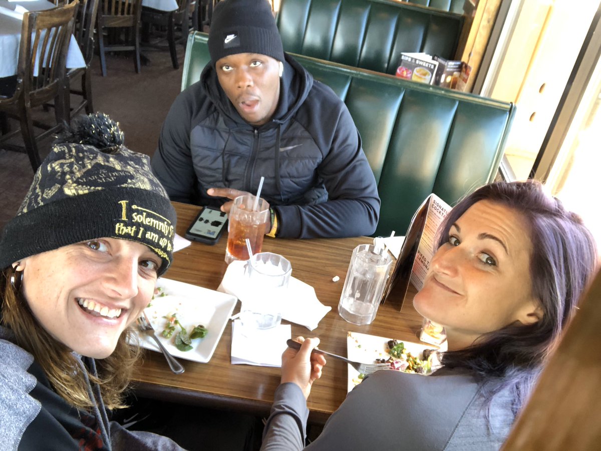 Liv_4_MMA's tweet photo. #TeamShanimal fueling up and getting ready for tomorrow night! 👊🏼👊🏼
Looks like someone wasn’t ready for the picture...😯😂🤣 @ShanimalShanna @003_OSP @KnoxMma @FrankiesTheGym @InvictaFights 
#KMAA #Shanimal #Phoenix #OSP #WMMA #MMA #InvictaFC38 https://t.co/Jq5l1FPwZg