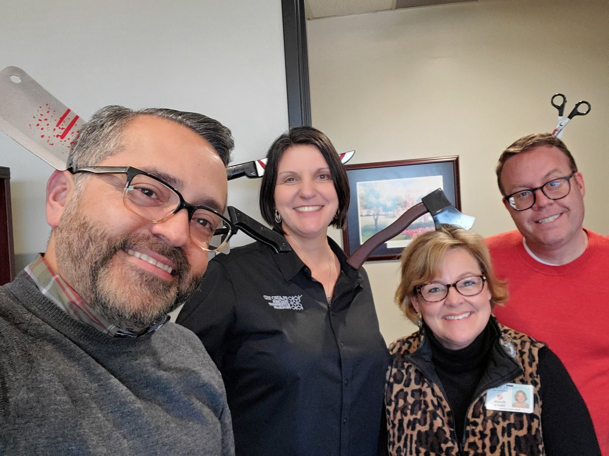 PISDLearns's tweet photo. If you need some KILLER Professional Learning, let us take a stab at it. Happy Halloween! @craigjmckinney @MyRibeirofam @icantu77 @phythiED #pisdlearns https://t.co/oC4nQMtxMH