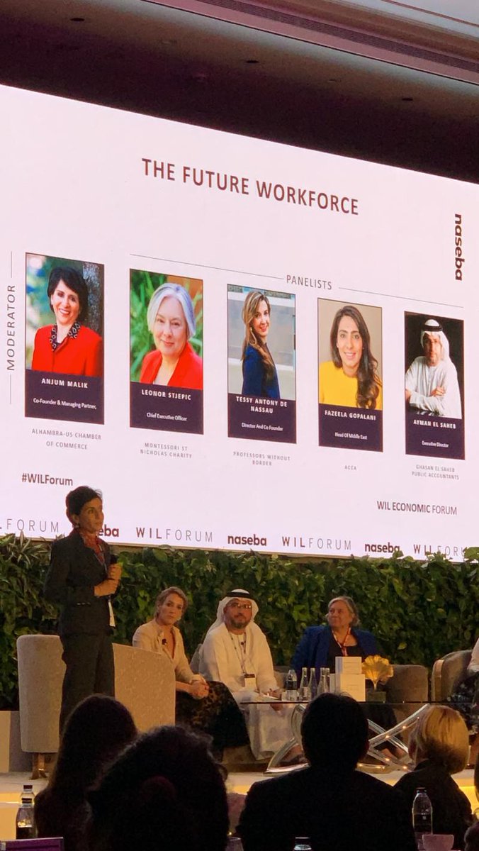 AlhambraUSC's tweet photo. It was an honor to moderate #TheFutureWorkforce panel at 2019 #WILForum. Special thanks to our panelists Leonor Stjepic, Tessy de Nassau, Ayman El Saheb, & Fazeela Gopalani.
https://t.co/rM1z0mkot3
#WomenEmpowerment #WomenInLeadership #Diversity #Inclusion #Leadership https://t.co/joTdxt0UFZ