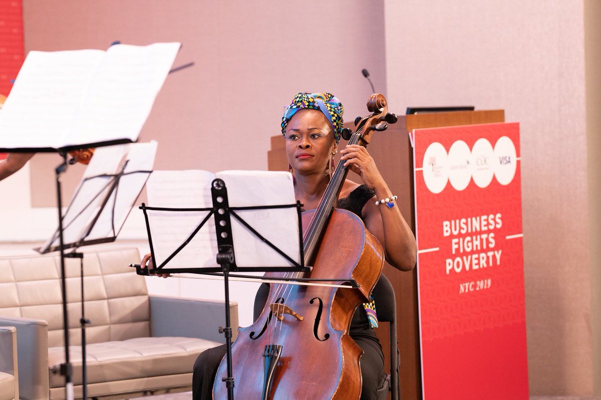 musicbeyond_org's tweet photo. During #unga2019, 3 musicians from DRCโs first all-female chamber ensemble #RomancedelOSK performed in front of 150 distinguished guests at #BFPNYC in NYC. #Congo to the #World! Thank you @FightPoverty for this brilliant opportunity! #Socialimpact
๐ https://t.co/CbzQZ0zZPz https://t.co/NiF7kSjNAt