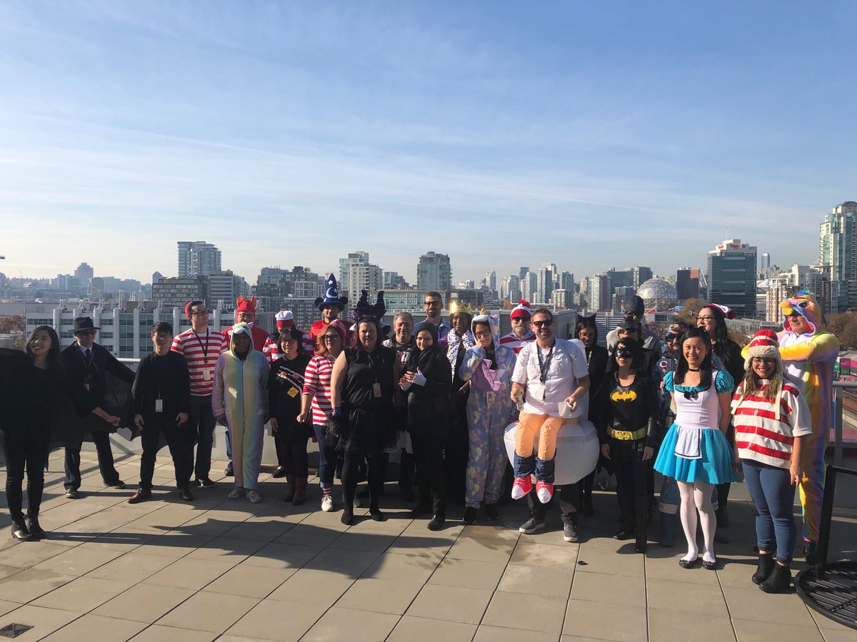 Halloween hijinks at Vancouver office.