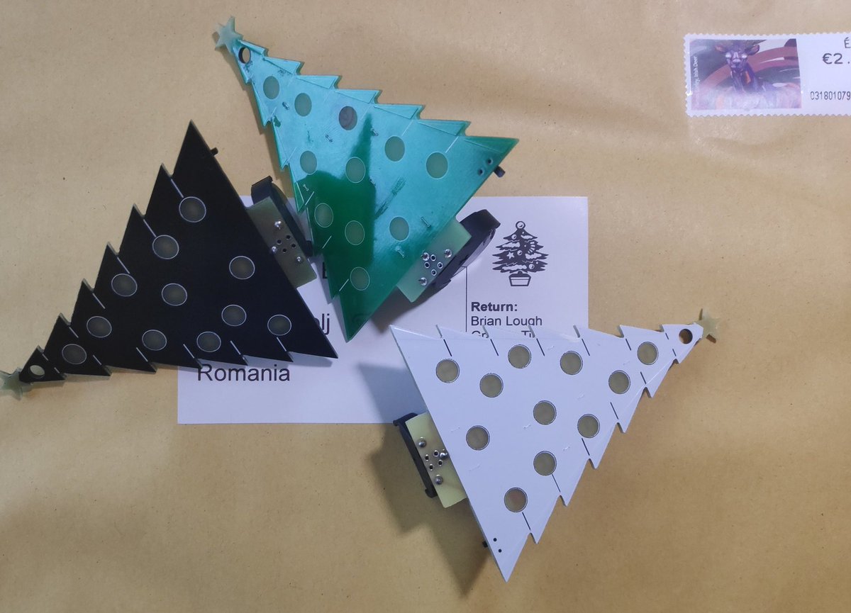 witnessmenow's tweet photo. 3 #PCB3 on their way to Romania, it has my favourite stamp on it too!
Only a few hours left to pick them up for $2 off! Available on my @tindie store https://t.co/PWPqNuJ4OV