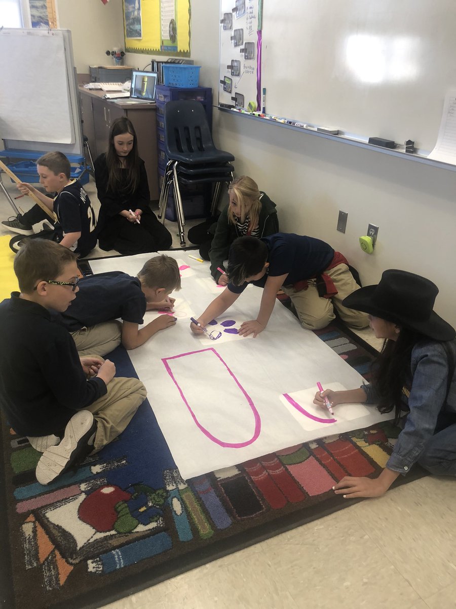 BECS5thGrade's tweet photo. Working hard on our door decorations! @BromleyHawks https://t.co/z1edpN3ajQ