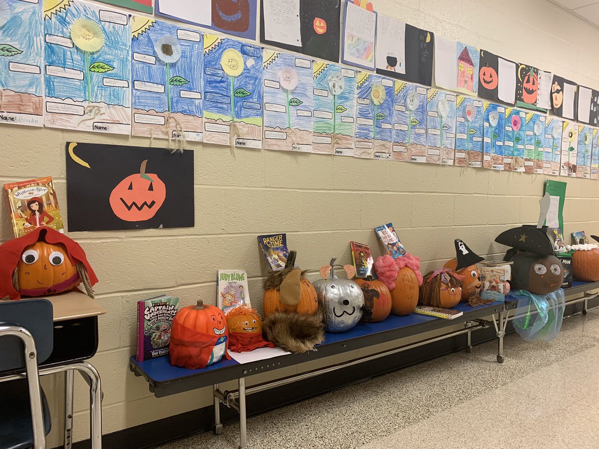 We have some “Spooktacular” pumpkin book report projects in 3rd grade 🎃 <a href="/FawnArea/">Fawn Area Elementary</a>