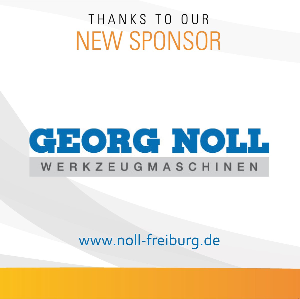 Thanks to our new Sponsors.