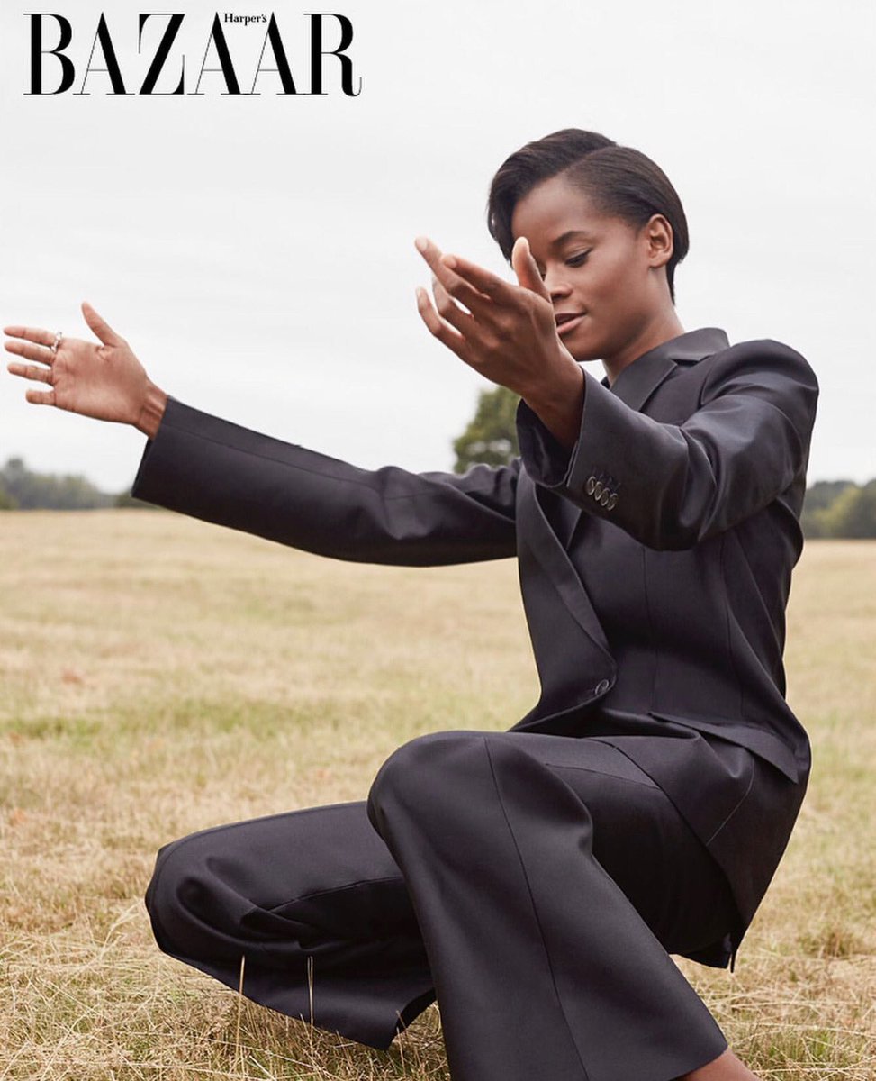 chadwickboseman's tweet image. Sis out here killing it. Happy birthday @LetitiaWright 🖤 #BlackPantherFam