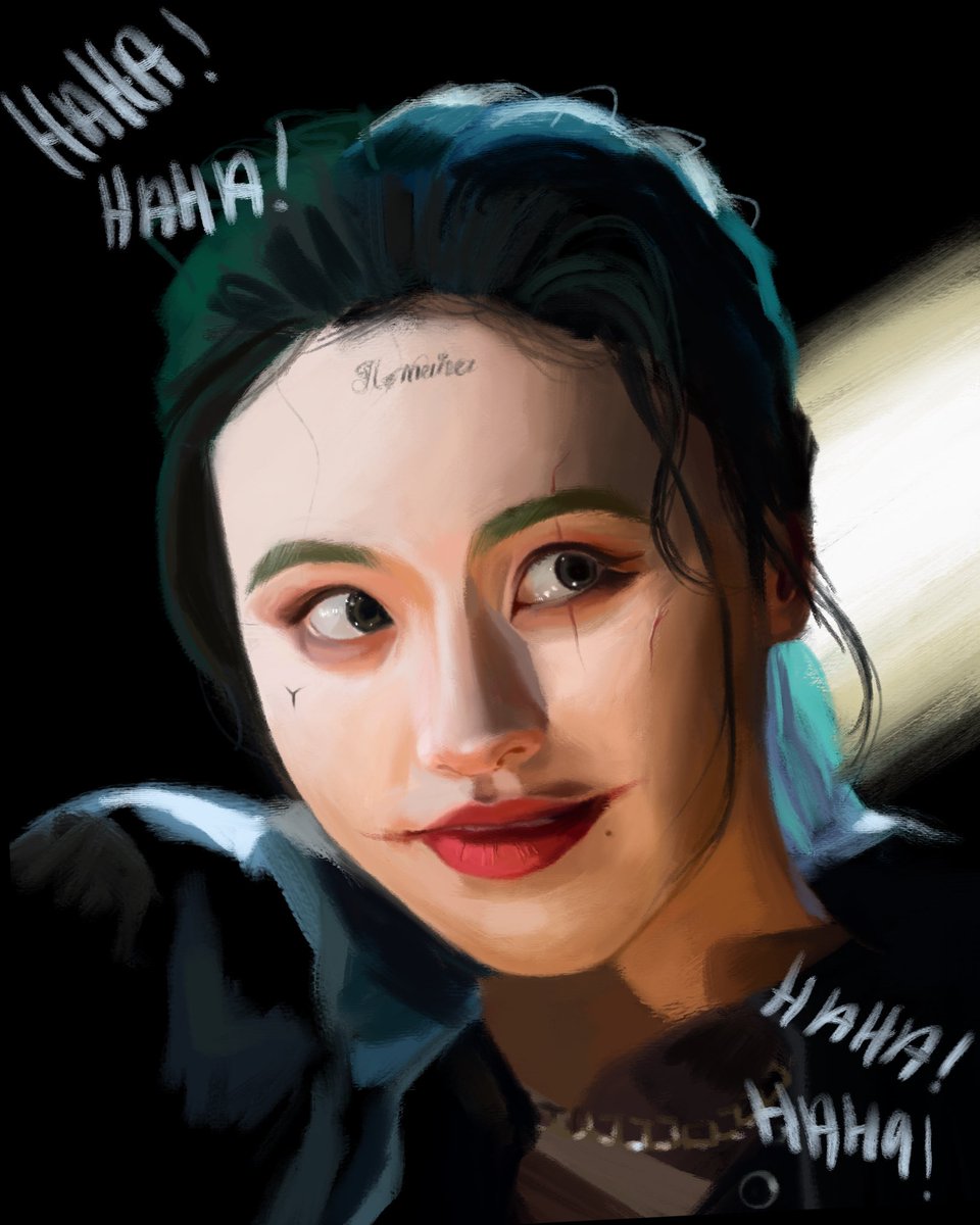 xartisticanne's tweet photo. Happy halloween!🎃
Here’s a really rough joker Chaeyoung
~

@JYPETWICE #Chaeyoung #twice #twicefanart https://t.co/ZQOqZB8kTC