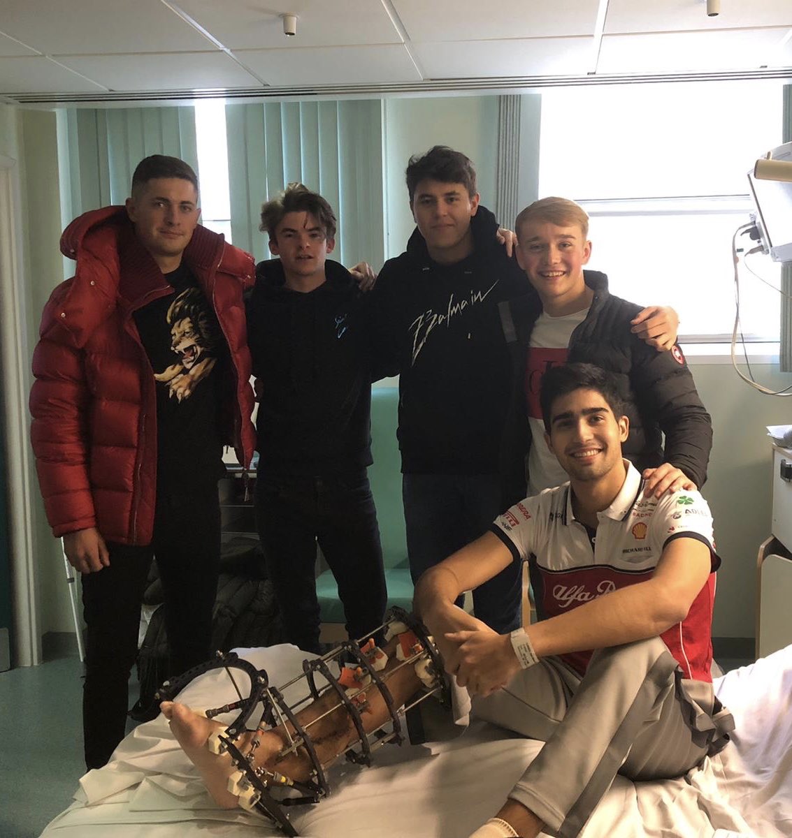 Got the chance to see this fighter <a href="/JMCorrea__/">Juan Manuel Correa</a> today. He’s through the worst of his surgeries and more importantly is still smiling and ready to kick some ass 🤘🏼 Big love mate, we’re all behind you 💙💪🏼