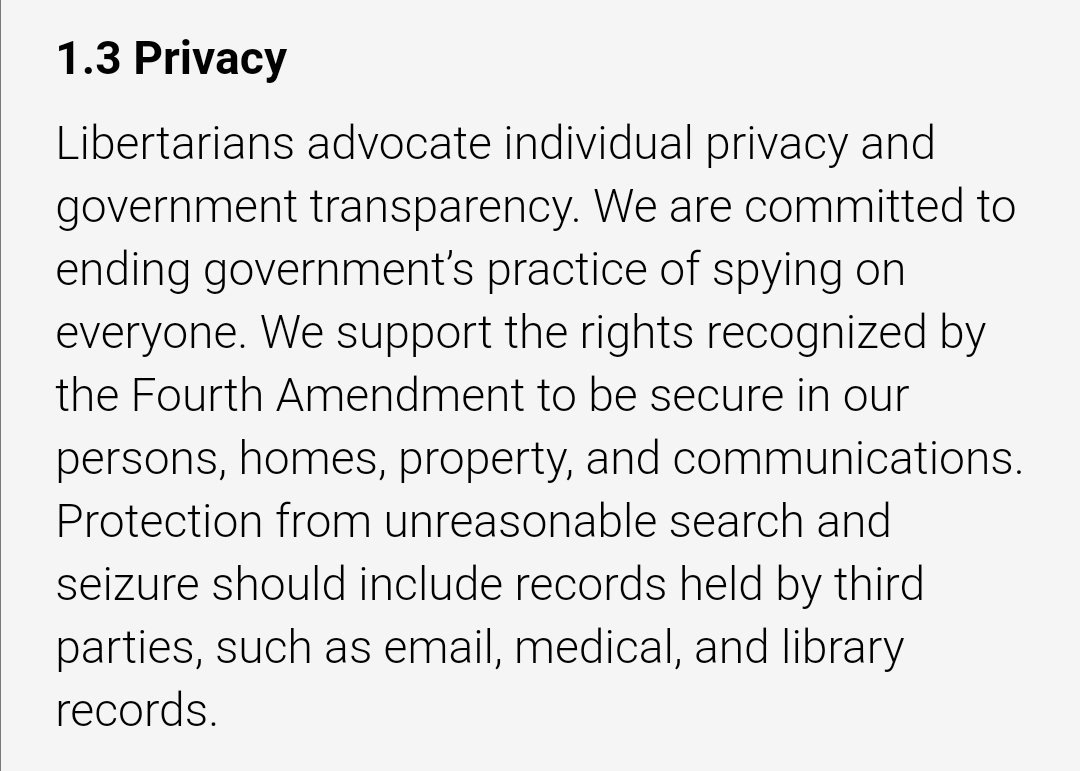 Moving on!Trump refused to veto FISA, even after it was used against him as he pointed out during the Mueller investigation. He could have just...not re signed it. Knowing it's a Constitutional violation. But NOPE. We still have the Patriot Act too btw.