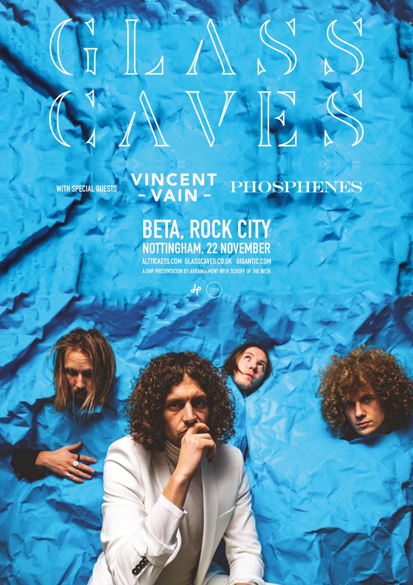 vincentvain_'s tweet photo. Not long now till the @GlassCaves gig - get your tickets from the link in our bio. They’re selling fast! 

Keep on the look out too for a chance to win 2 free tickets... more details coming soon.
.
.
.
#nottingham #livemusic #vincentvain #competition https://t.co/3ToTWwXU2Z