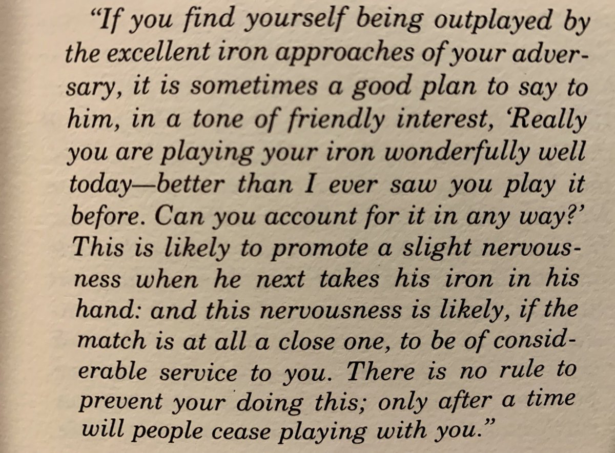 Even in the earliest days of golf, there were players who were masters at getting in the head of their opponents — none more clever at it than Horace Hutchinson . #todayshistorygem