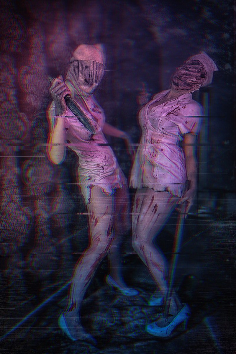 YuneValentine's tweet photo. Feliz Halloween amig@s 🎃!!! 

Os dejo unas cuantas fotos de la sesión de #SilentHill que hice hace unas semanas con @victormunster &amp; vampisaurus (instagram) 
👻 

#halloween2019 #Halloween #cosplay https://t.co/77MspCpbOO