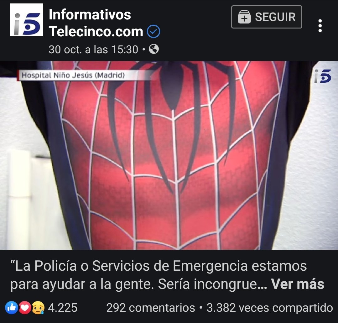 entresuperheroe's tweet photo. Edu Balboa, de @policia a SpiderMan. Siempre @entresuperheroe s! https://t.co/rPL15LH6zc