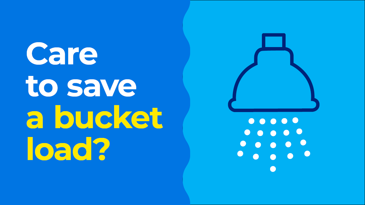 southeastwater's tweet photo. Did you know you use around one bucket of water every minute youβre in the shower? So shaving your shower time by just 60 seconds means you'll actually save a bucket load of water. Itβs one easy way to help make every drop count. #Makeeverydropcount #Target155 https://t.co/dib5KBm2TP