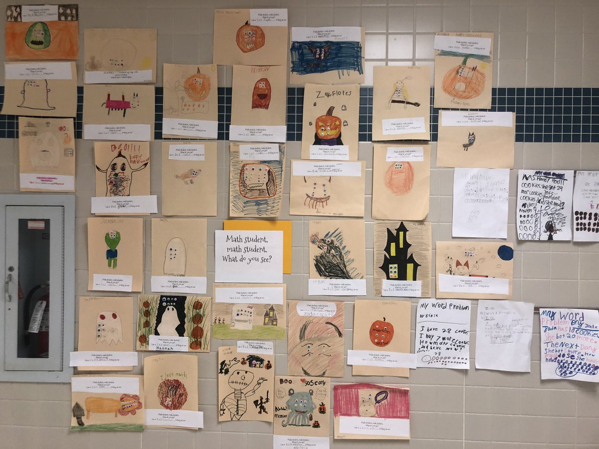 HandysKlass's tweet photo. These kiddos are having a blast creating arrays! They love using @Seesaw to showcase their creations. #SPOOKTECHULAR #LUFKINLEARNS #LISDTECHORTREAT https://t.co/yXGnmJnJTh
