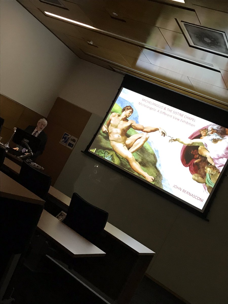 A huge thanks to <a href="/JohnBernasconi/">John Bernasconi</a> for talking to students and staff in the Faculty of Arts Cultures and Education about Michelangelo and the Sistine as part of Enhancement week and ahead of our <a href="/HistoryatHull/">History@Hull</a> visit to <a href="/HullMinster/">Hull Minster</a> tomorrow