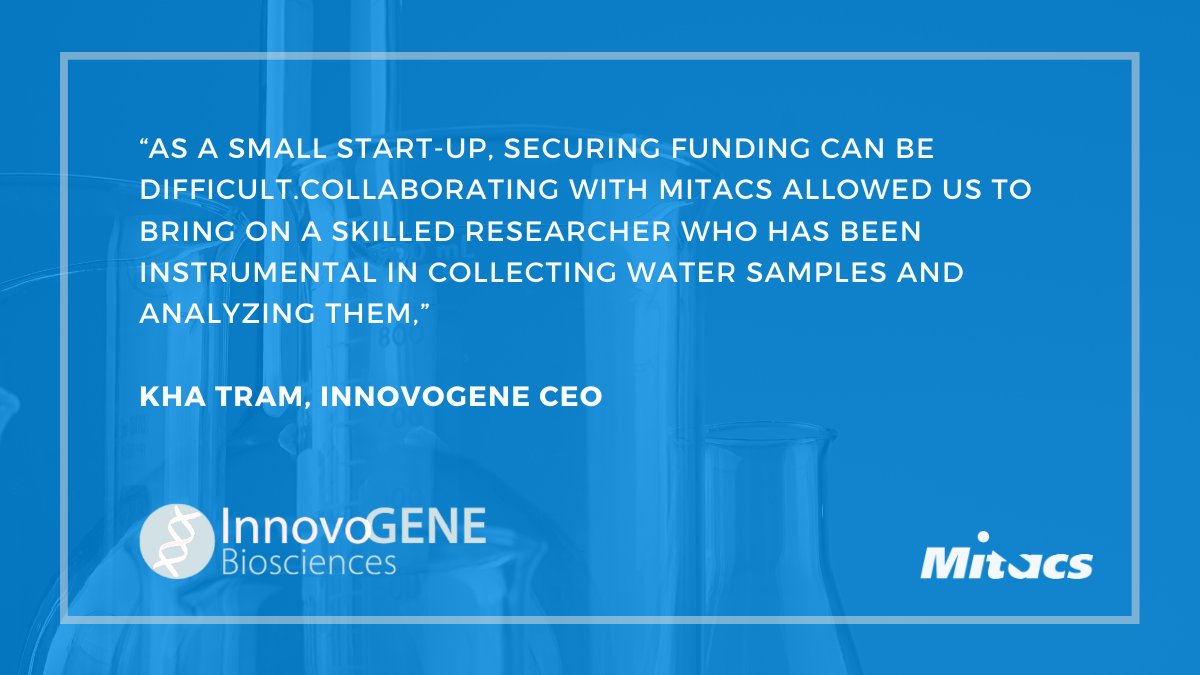 Mitacs (@mitacs) on Twitter photo Learn about our #SmallBiz partner #InnovoGENE, a Hamilton #tech startup working to keep Ontario’s lakes and rivers safe: ow.ly/UfDW50wYjjE
#SmallBusinessMonth #SmallBusiness #Ontario <a href="/ONgov/">Ontario Government</a> Learn about our #SmallBiz partner #InnovoGENE, a Hamilton #tech startup working to keep Ontario’s lakes and rivers safe: ow.ly/UfDW50wYjjE
#SmallBusinessMonth #SmallBusiness #Ontario <a href="/ONgov/">Ontario Government</a>