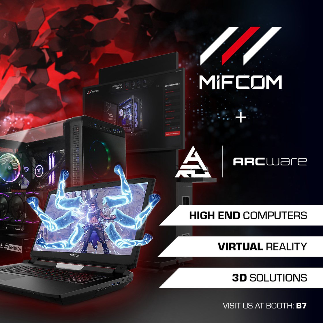 VRDays's tweet photo. Exhibiting at #VRDays: MIFCOM is a system builder and distributor for high-end computers, laptops, workstations, #VR and peripherals.
#mifcom #enterperformance #business https://t.co/Jd331CAVKW
