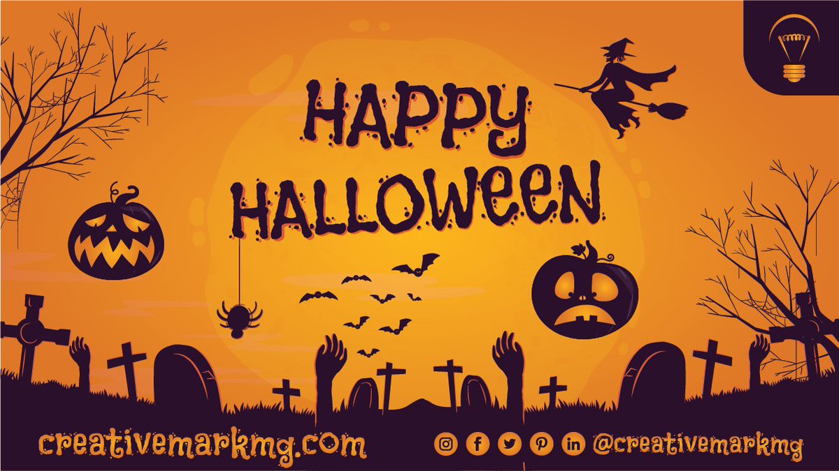 CreativeMarkmg's tweet photo. Happy Halloween 🎃 May all your tricks be fun and your treats be sweet. May your day be fun and your night be safe. #creativemarkmg #halloween #october #spooky #horror #halloweencostume #pumpkin #trickortreat #happyhalloween https://t.co/EfBGkBk8gy