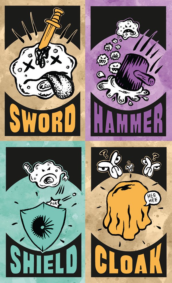 eliza_coli's tweet photo. Meet the Host Busters! S. aureus and E. coli have to find the right combination of power ups to infect their hosts... developed by the @jrossfitz lab @roslininstitute
#scicomm #CardGame #GameDesign #Science #sciart #microbiology https://t.co/iLBgswf14s