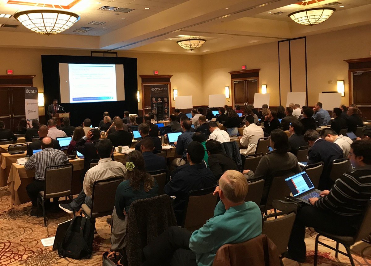 CITeR_Research's tweet photo. The Center for Identification Technology Research held its Fall 2019 Program Review in Morgantown, WV.  Great research in the area of biometrics.  A thank you to WVU President, Dr. Gordon Gee for welcoming CITeR attendees! https://t.co/YPRR62ZUjs
