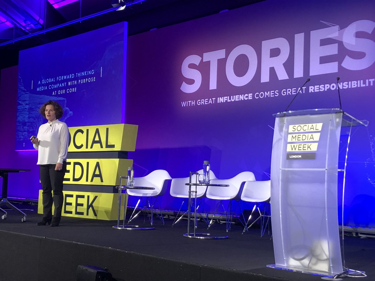 globescreen's tweet photo. “If people have a better understanding of the world they are more likely to care about it”. Inspiring presentation from @NadineHeggie about purpose driven storytelling #natgeo #SMWLDN https://t.co/hUBrr0Q4nc