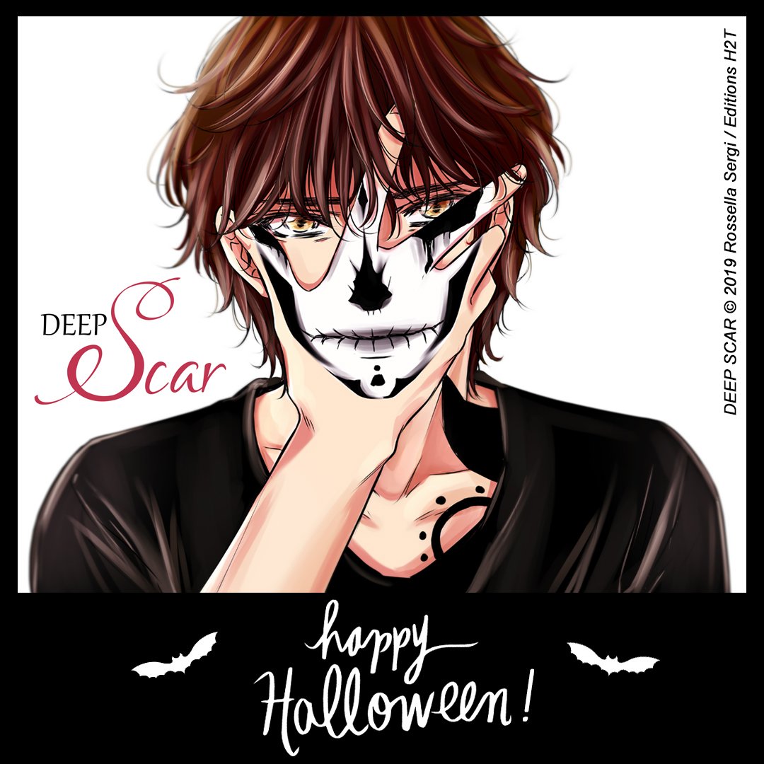 EditionsH2T's tweet photo. [🦇HAPPY HALLOWEEN🦇] Lorenzo de #DeepScar se joint à nous pour vous souhaiter une belle soirée d'Halloween! Un grand merci à @RossellaSergi pour ce superbe dessin, fait tout spécialement pour l'occasion! 🤩 #Halloween https://t.co/HsRTi0iSSr