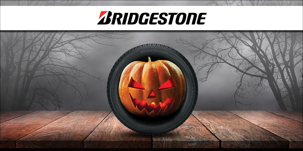 ATFTiresWI's tweet photo. Happy Halloween! Put on a creative costume, have some spooky fun, and don’t let the holiday scare you away from looking at a new set of Bridgestone tires. https://t.co/SWXA5HBKrK
