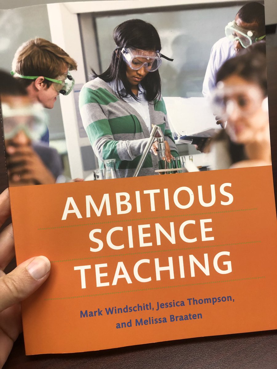 lacyszu's tweet image. “Students in AST classrooms learn that their thinking is supposed to change over time—to be revised and made more coherent in response to new experiences.”  #AmbitiousScienceTeaching #R9COP @sd_steam @twnklstrr @capmse