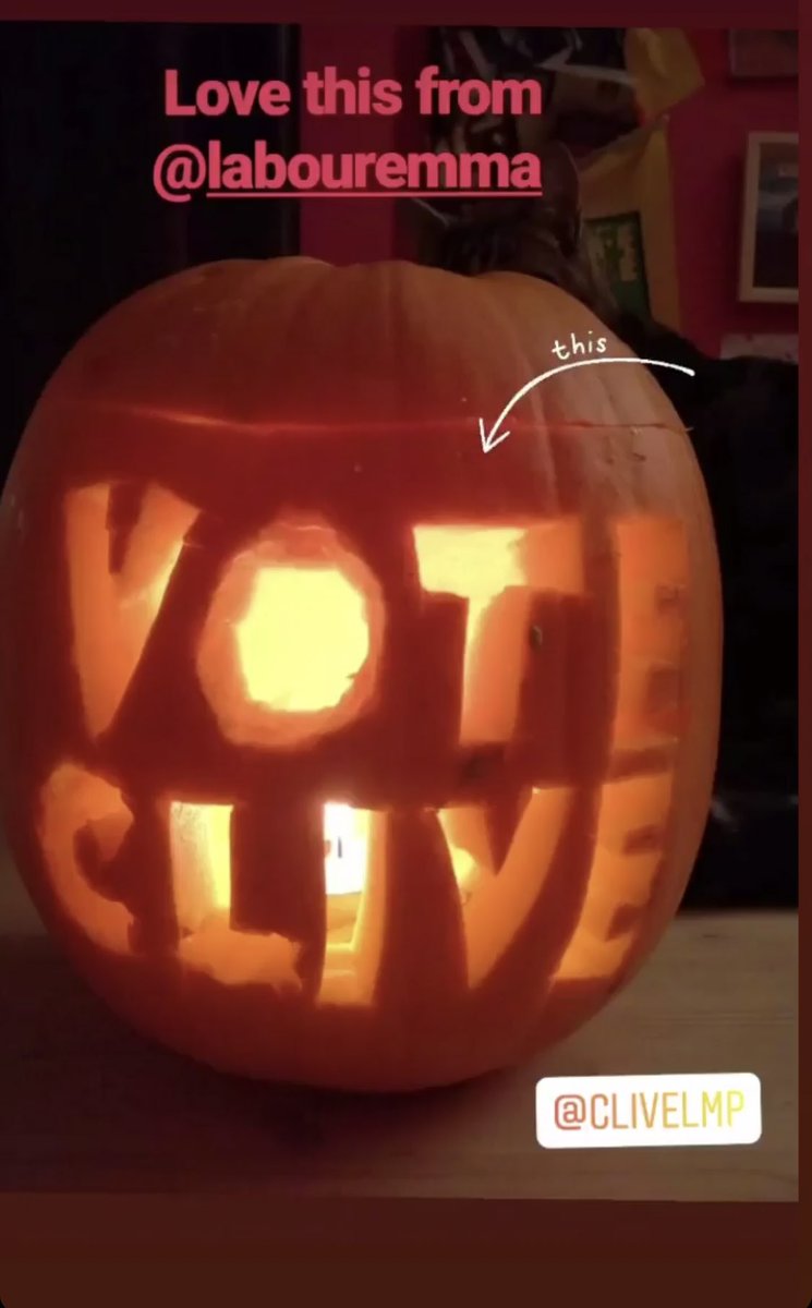 labourlewis's tweet photo. I’m telling you I’m all pumpkined up for this #generalelection2019!!  
#VoteLabour2019 
#VoteClive https://t.co/Bq4ft7EIEJ