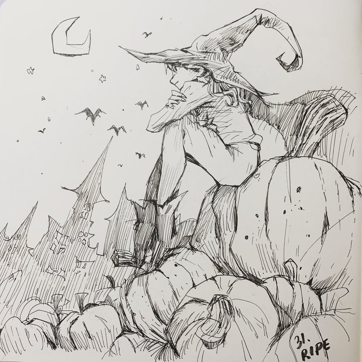 #inktoberday31 😌 