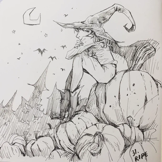 #inktoberday31 😌 