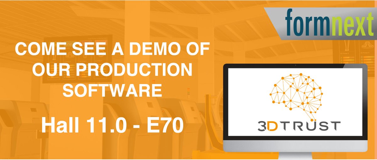 For the 5th year in a row we will be happy to be at @Formnext 
We are excited to show our latest product features :D