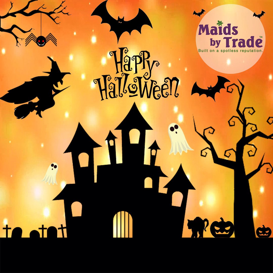 Dirty home? Don't be spooked and let us do the cleaning for you. maidsbytrade.com 

#HappyHalloween #TrickorTreat #HouseCleaning #Scary