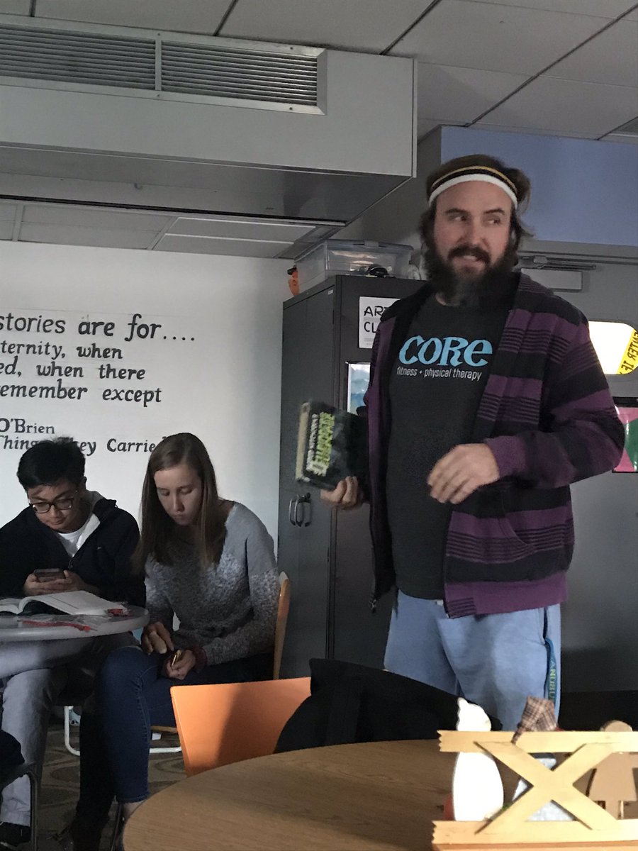 The spooky story game is strong in the Lab of Literacy today. Thanks <a href="/ddrzonek/">Dave Drzonek</a> and <a href="/SandburgArt/">Mr. Daniel McCabe</a>!  And Mr. McCabe was right - stories are way more scary when told in an Old English accent. <a href="/SandburgLitLab/">Sandburg Lit Lab</a>