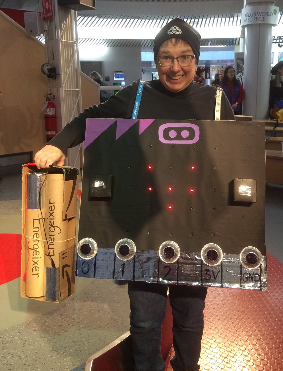 sandyeix's tweet image. #sandymadeit  I’m a micro:bit #SWTechup ⁦@ScienceWorldTR⁩