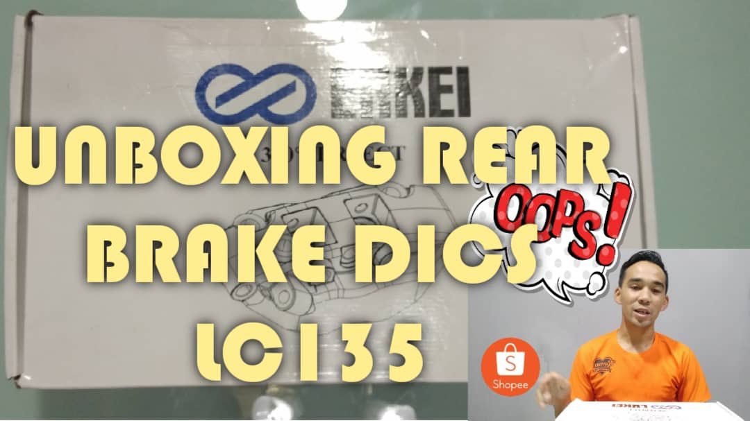 NazliLifestyle's tweet image. #UNBOXING REAR DICS BRAKE #LC135 youtu.be/R5qXqo5XrkE via @YouTube
