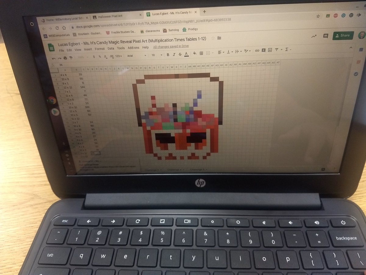 chhardyman413's tweet photo. Thank you @MrsDeanWES for helping me get a fun digital multiplication review together got the Ss today! Super fun! 
@Wildcats_WES #aWESome #techmath https://t.co/YOTtqsX1cs