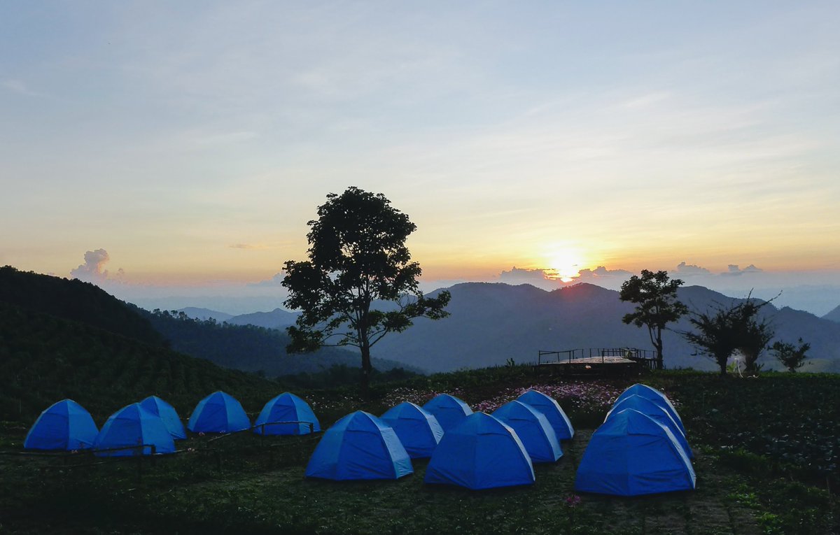 GingtawanCG's tweet photo. Sunset ที่ กิ่งตะวัน แคมป์กราวด์ #ที่พัก #ทุ่งบัวตอง #แม่ฮ่องสอน 
โ��ร/ไลน์ : 063-684-5186 https://t.co/qD1iM9UWgD